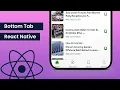 Step by Step Tutorial Add Bottom Tabs Navigation in React Native Mobile App 2023