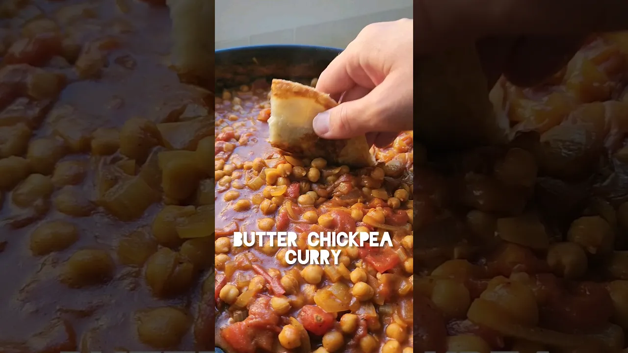 (vg) Butter Chickpea Curry #veganrecipes #vegansofaustralia #food #curry #veganfood #chickpeas