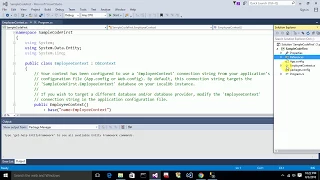 Entity Framework Code First approach in NET Creating and Inserting data into table using code 1