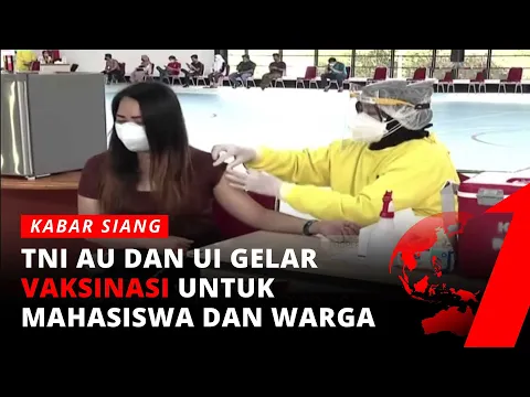 TNI AU dan UI Gelar Vaksinasi untuk Mahasiswa, Target Harian Mencapai 1.000 Peserta