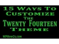 15 Ways to Customize the WordPress Twenty Fourteen Theme