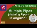 Multiple pipes chaining Pipes in Angular 8 Angular 8 Tutorial in Hindi