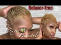 How I Style My No Relaxer Pixie Haircut Alopecia Edges