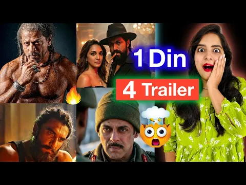 Video Thumbnail: 4 in 1 - Toxic Trailer, King Shahrukh Khan, Dhurandhar 2 & Battle of Galwan | Deeksha Sharma