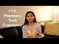 my experience working as a pharmacy technician at cvs pharmacy JUlie Tran Truong