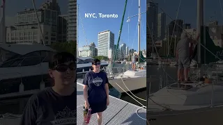 A beautiful day in Toronto staying at the National Yacht Club. Couldn’t be more centrally located.