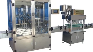 180ml liquid bottling line bottle unscramble fill rotary cap machine