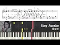 Moon Soo-jin - Stay Awake (Doctor X : Mafia in White OST) | Piano Tutorial | Sheet Music