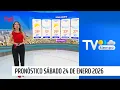 Pronostico del tiempo Sabado 24 de enero 2026 TV Tiempo