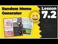 Build a Random Meme Generator with HTML and JavaScript Complete Beginners Project