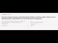Reactive Oxygen Species and Antioxidant Defense in Plants under Abiotic Stress Revis RTCL TV