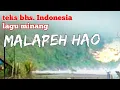 Download Lagu MALAPEH HAO | teks bahasa Indonesia | lagu minang | 2020