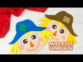 Paper Plate Scarecrow Craft For Kids