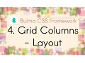 Bulma CSS Framework - 4 Grid Columns