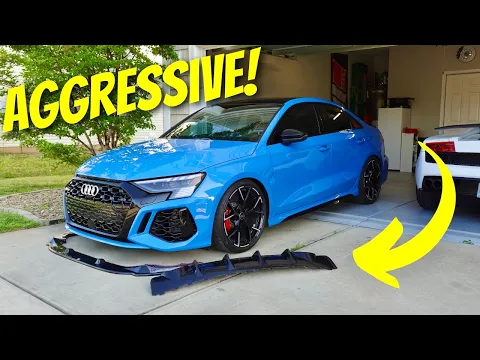 Download MP3 Installing A Massive Front Splitter And Rear Diffuser! *2024 Audi RS3 8Y*