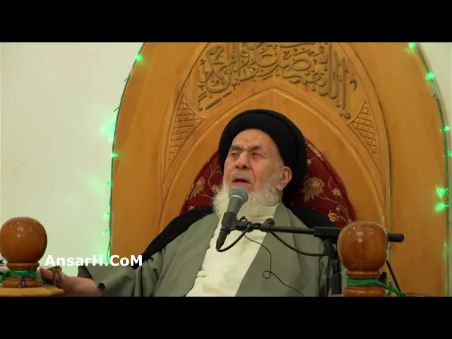 ⁣مولد الإمام الحسن (ع) آية الله السيد إمام الجزائري ليلة  15 شهر رمضان 1444 هـ مسجد ابو الفضل العباس