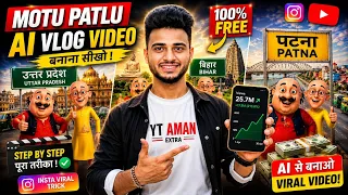 instagram viral motu patlu wali ai video kaise banaye trending motu patlu village video editing