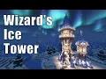 Minecraft Ice Wizard Tower Fantasy Ice Tower Build Tutorial