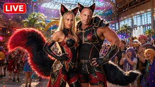 WE BECAME FURRIES?!  🐺🦊 | Colossalcon Texas 2026 with Wife LIVE