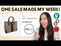Bread and Butter Sales Plus One Massive Win What Sold on Poshmark eBay Vinted and Depop