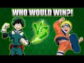 Naruto vs Deku - Who Would Win Shonen Showdown