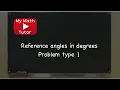ALEKS Reference angles in degrees Problem type 1