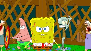 spongebob zombie attack pt3