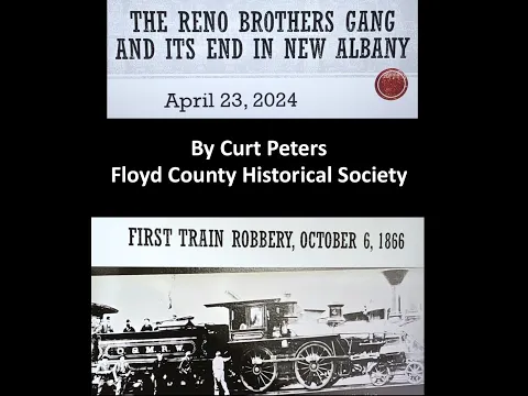 Reno Brothers and the First Train Robbery