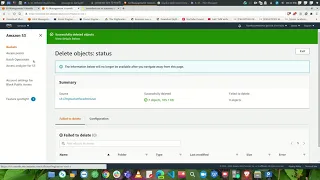 How to delete S3 Bucket AWS 2020 How do I delete an S3 bucket containing many objects