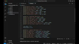 Python Day 4 - Basic Operators and Expressions
