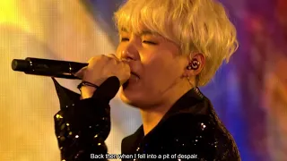 bts first love live suga eng subs lyrics wings tour