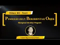 Pemrograman Berorientasi Objek - 4 Teori