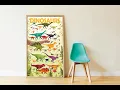 Poppik Discovery Sticker Poster Dinosaurs