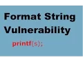 Format String Vulnerability Lecture