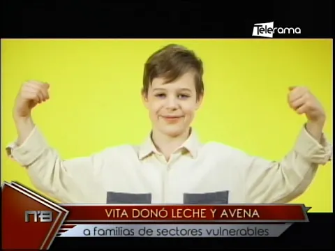 Vita donó leche y avena a familias de sectores vulnerables