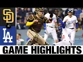 Padres vs Dodgers Game Highlights 21 MLB Highlights