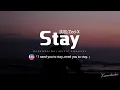 Download Lagu Zed-X - Stay (Acoustic Cover)【動態歌詞/Pinyin Lyrics】