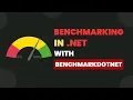 Benchmarking the dot net application with benchmark-dot-net