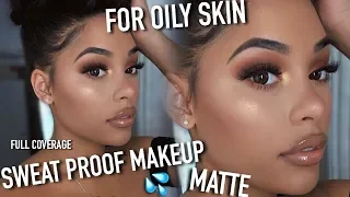 my extremely matte sweat proof oil proof full coverage makeup routine