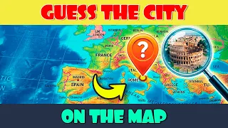 Guess the City on the Map 🗺️ 📍