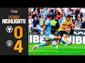 Lagu Home defeat to City | Wolves 0-4 Manchester City | Extended Highlights