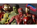 IRONMAN STOP MOTION Part 4 with SPIDERMAN HULK HULKBUSTER