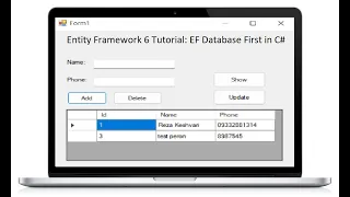 Entity Framework 6 Tutorial EF Database First in C