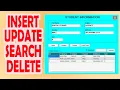 Insert Update Delete Search CRUD in VB NET - MySql Xampp with free source code