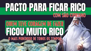 PACTO COM A SANTIDADE SÃO CIPRIANO PARA FICAR RICO EM 3 DIAS