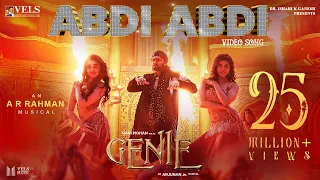 genie abdi abdi video song ar rahman ravi mohan arjunan jr kalyani krithi shetty vels