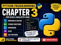 Chapter 3 Python Course - Index Slicing String Functions Operators Lists Data Analyst 2026