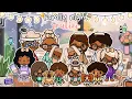 FAMILY NIGHT ROUTINE WITH VOICE Toca boca roleplay