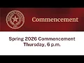 Spring 2026 6pm Thursday May 14