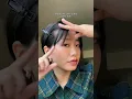 cutting curtain bangs